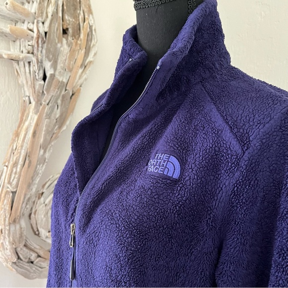North Face Fleece Jacket S Purple Osito Soft Sherpa High Deep Pile - Picture 7 of 15